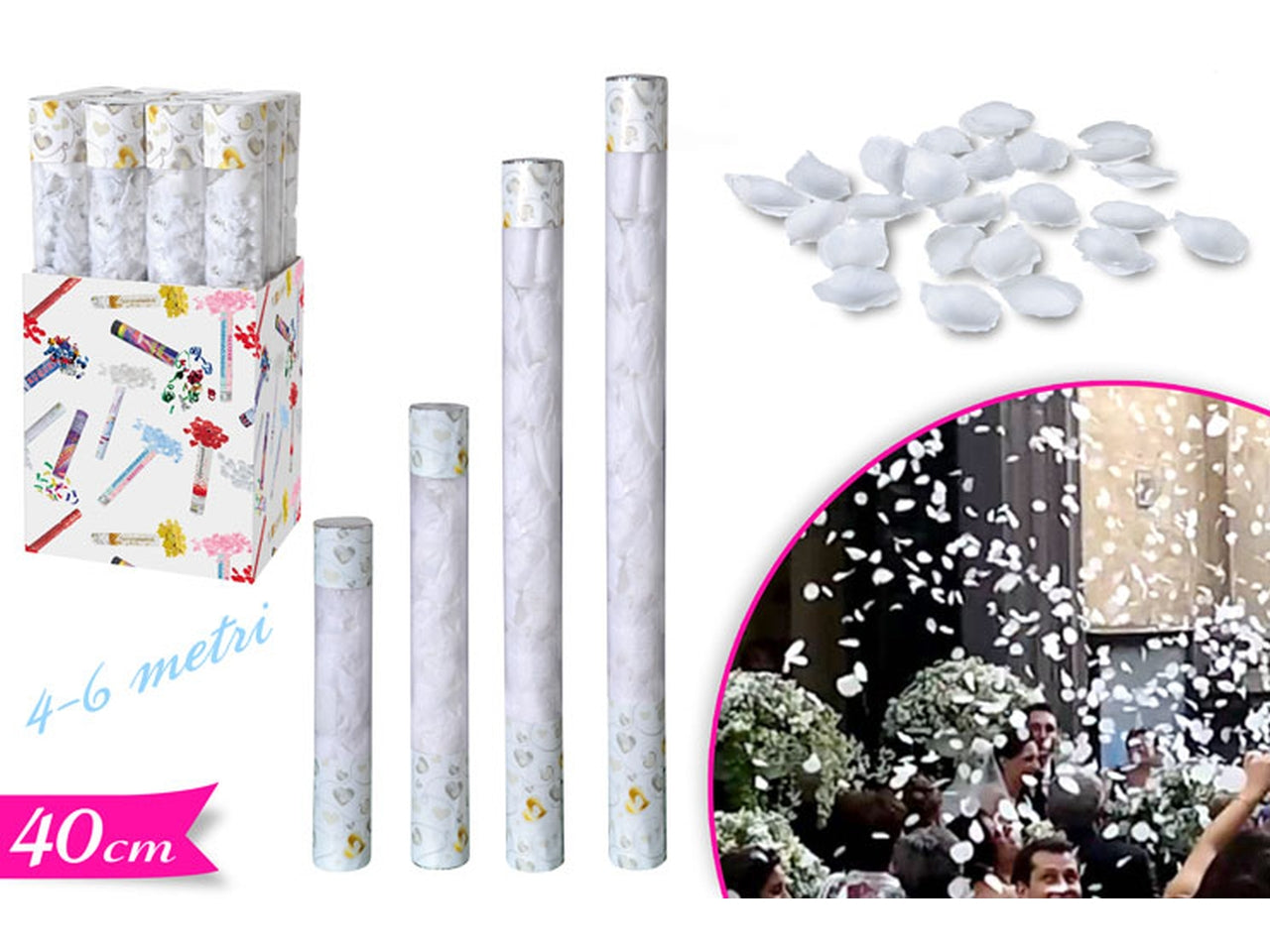 Tubo pvc spara petali bia.40cm dis 747413 $