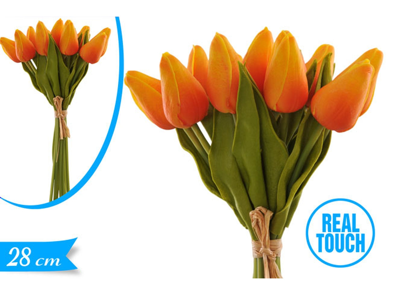 Tulipano gomma mazzetto aranc. 873152