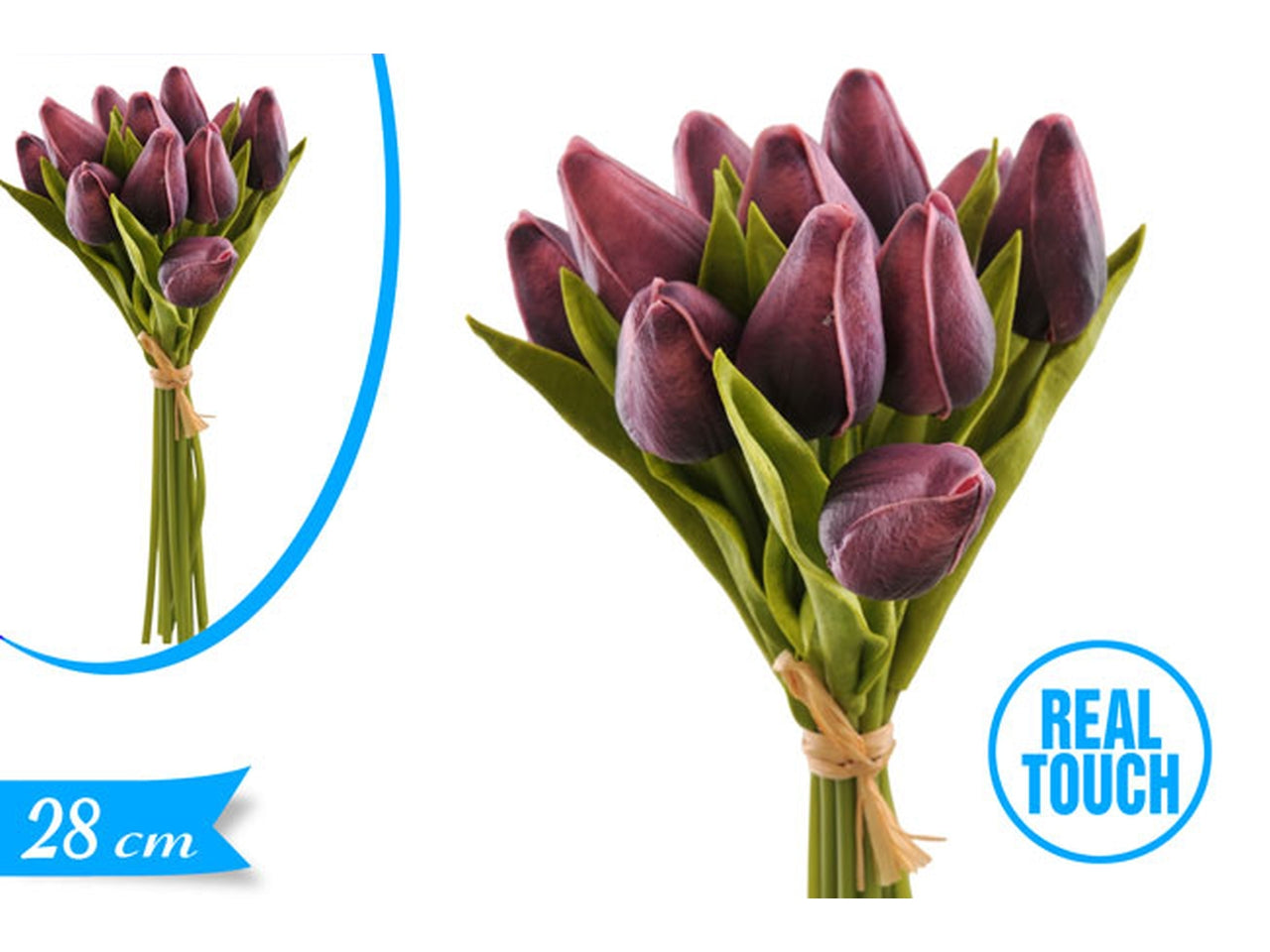 Tulipano gomma mazzetto viola 873149