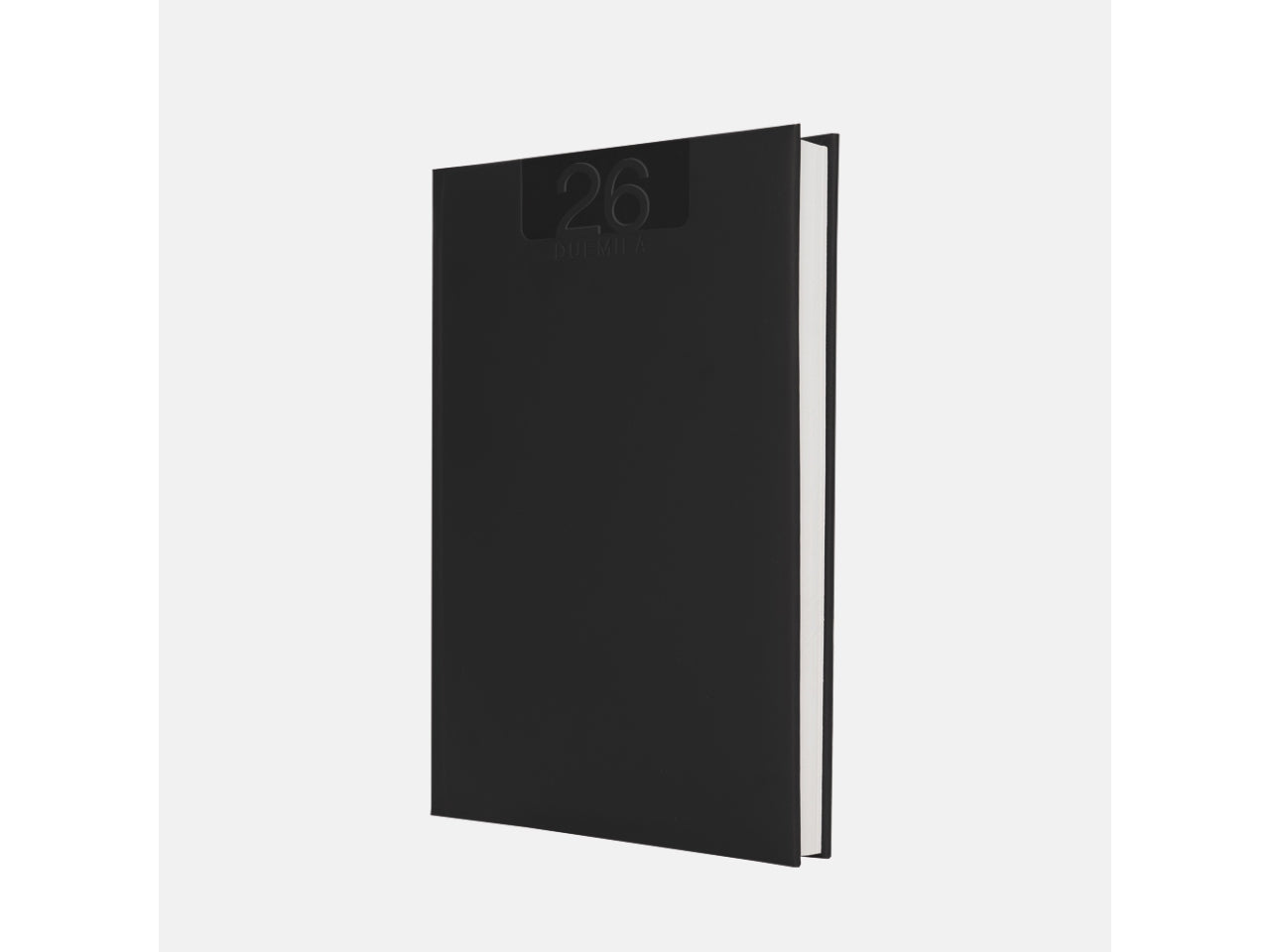 Agenda delta 2026 sabato e domenica separati 15x21cm nero $