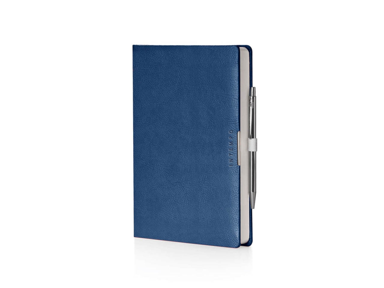 Agenda anytime 2026 giornaliera 15x21cm in similpelle blu