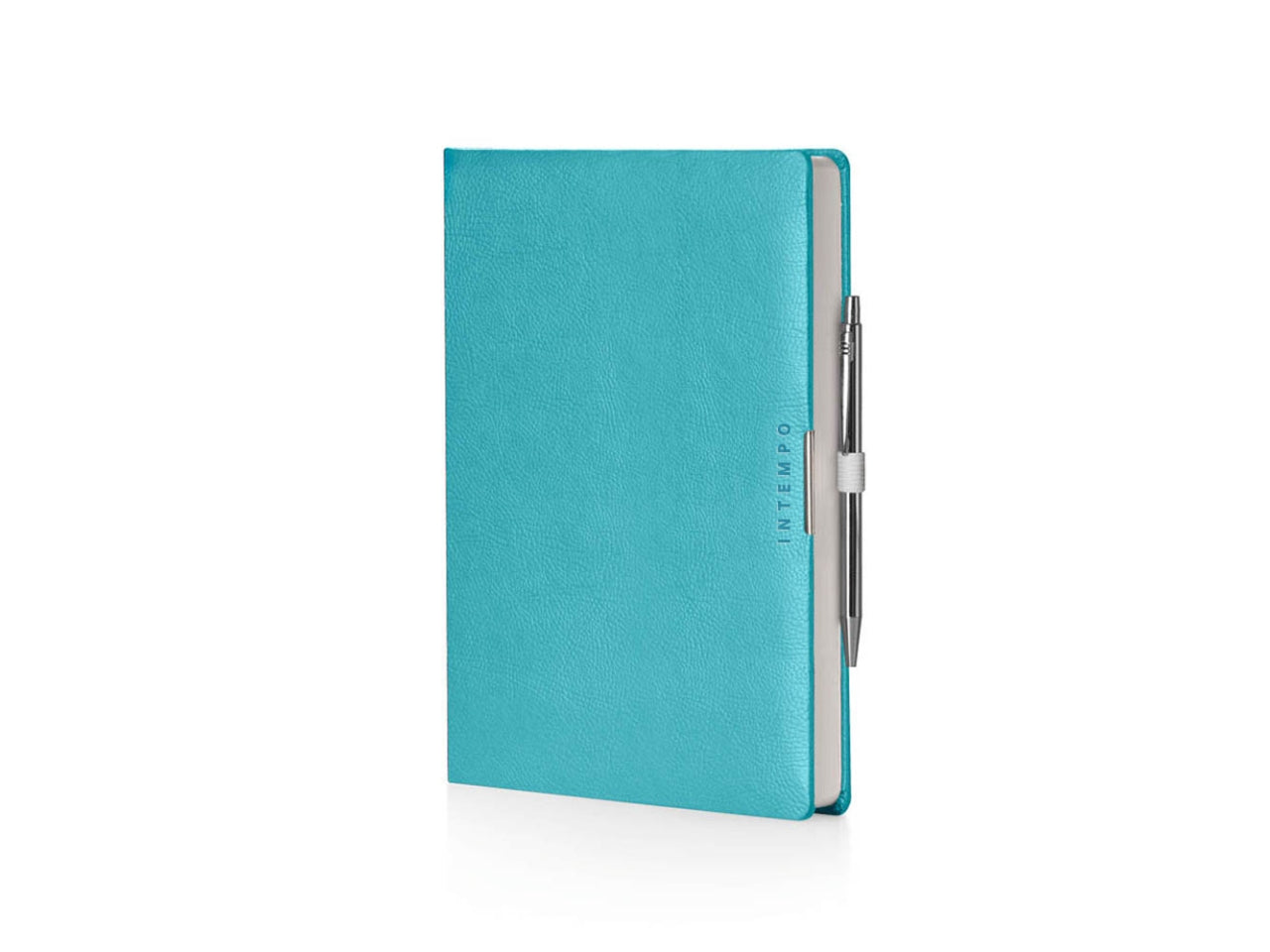 Agenda anytime 2026 giornaliera 17x24cm in similpelle azzurro