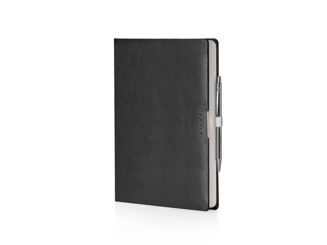 Agenda anytime 2026 giornaliera 17x24cm in similpelle nero