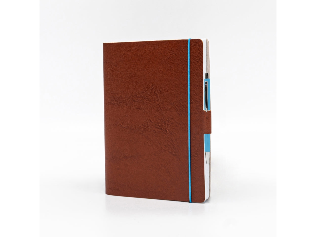 Agenda blueband 2026 17x24cm con elastico in similpelle beige