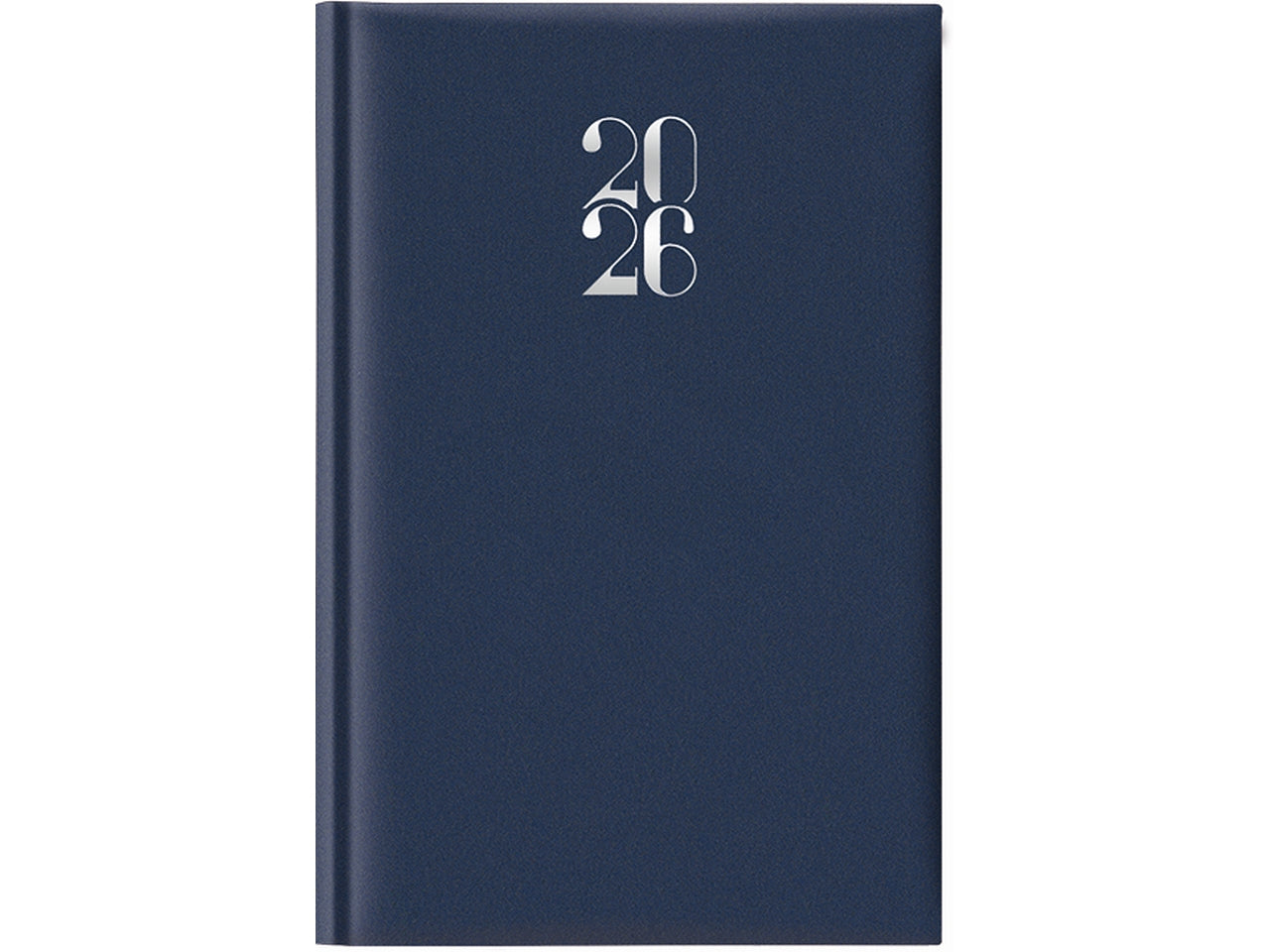 Agenda 2026 11x16,5cm giornaliera con sabato e domenica abbinata blu