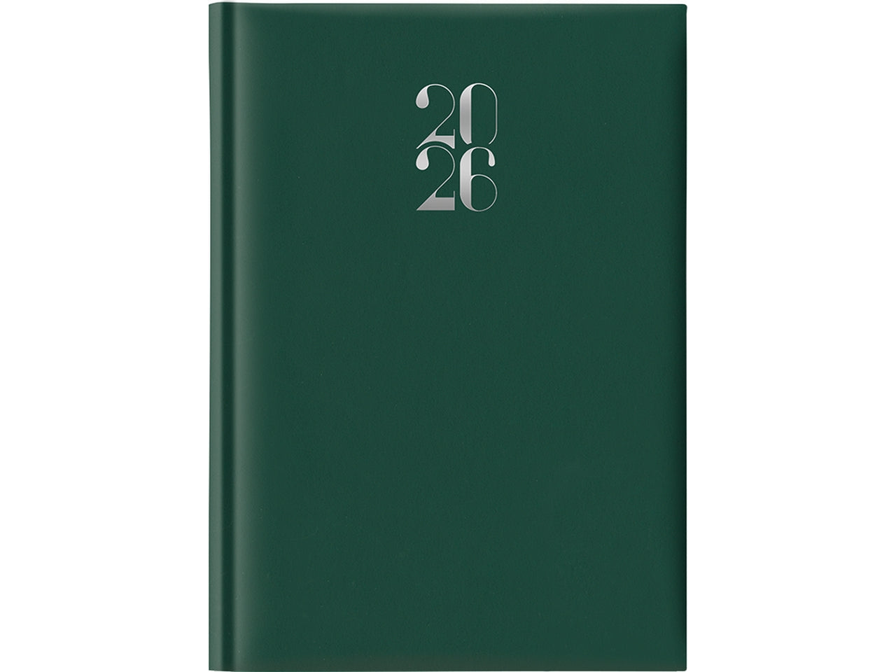 Agenda 2026 14,5x20,5cm giornaliera con sabato e domenica abbinata verdone