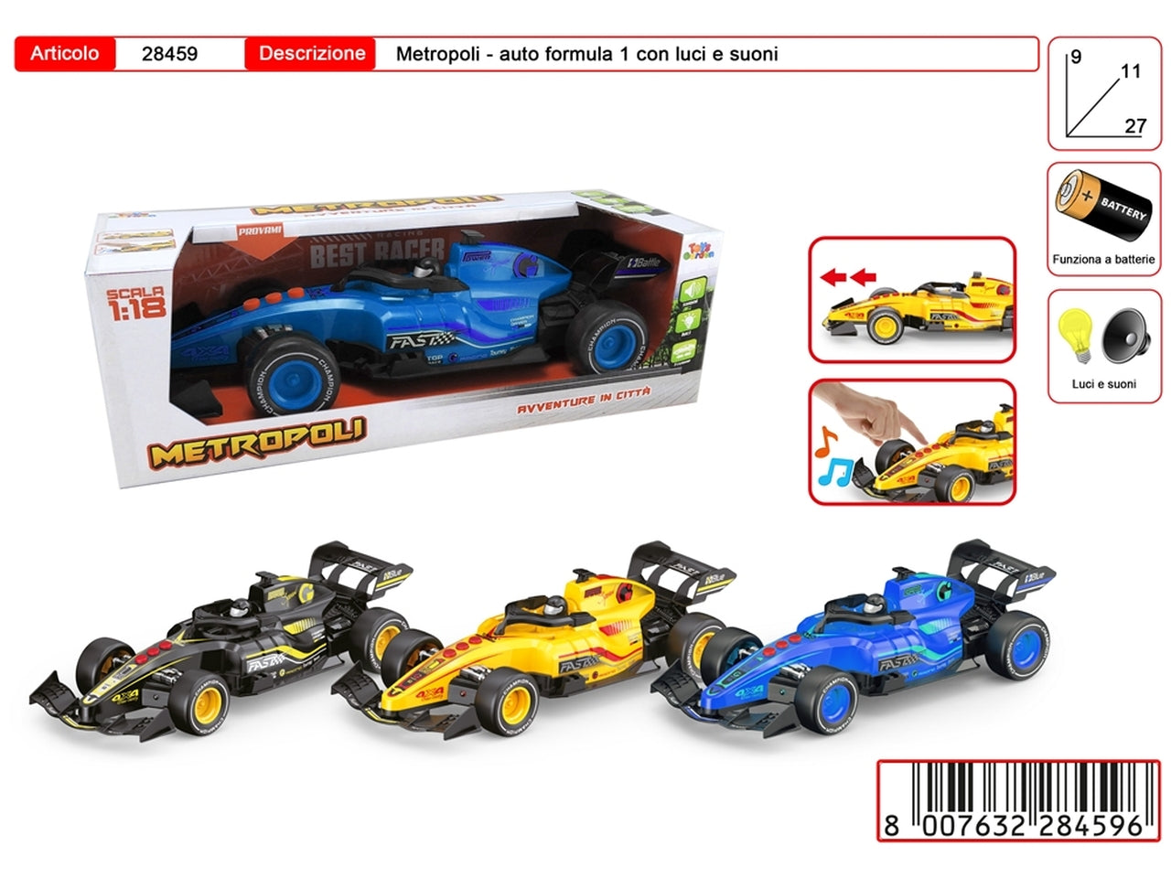 Metropoli racing car