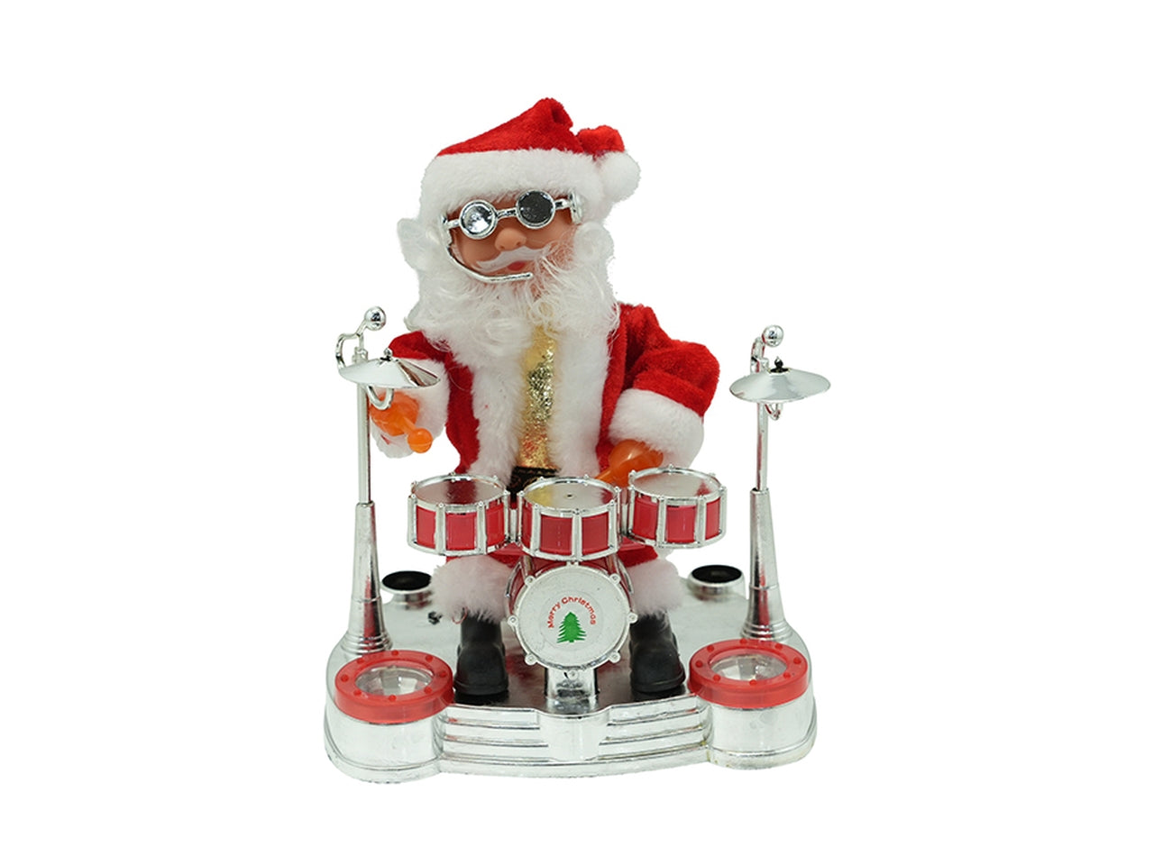 Babbo natale con batteria 25cm