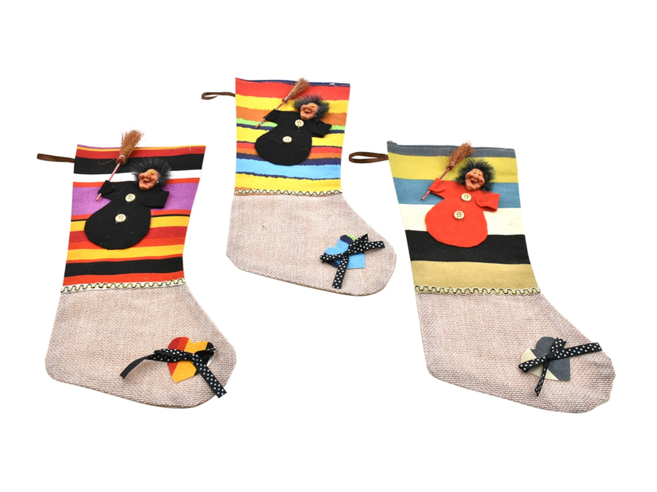 Calza befana 36cm assortite