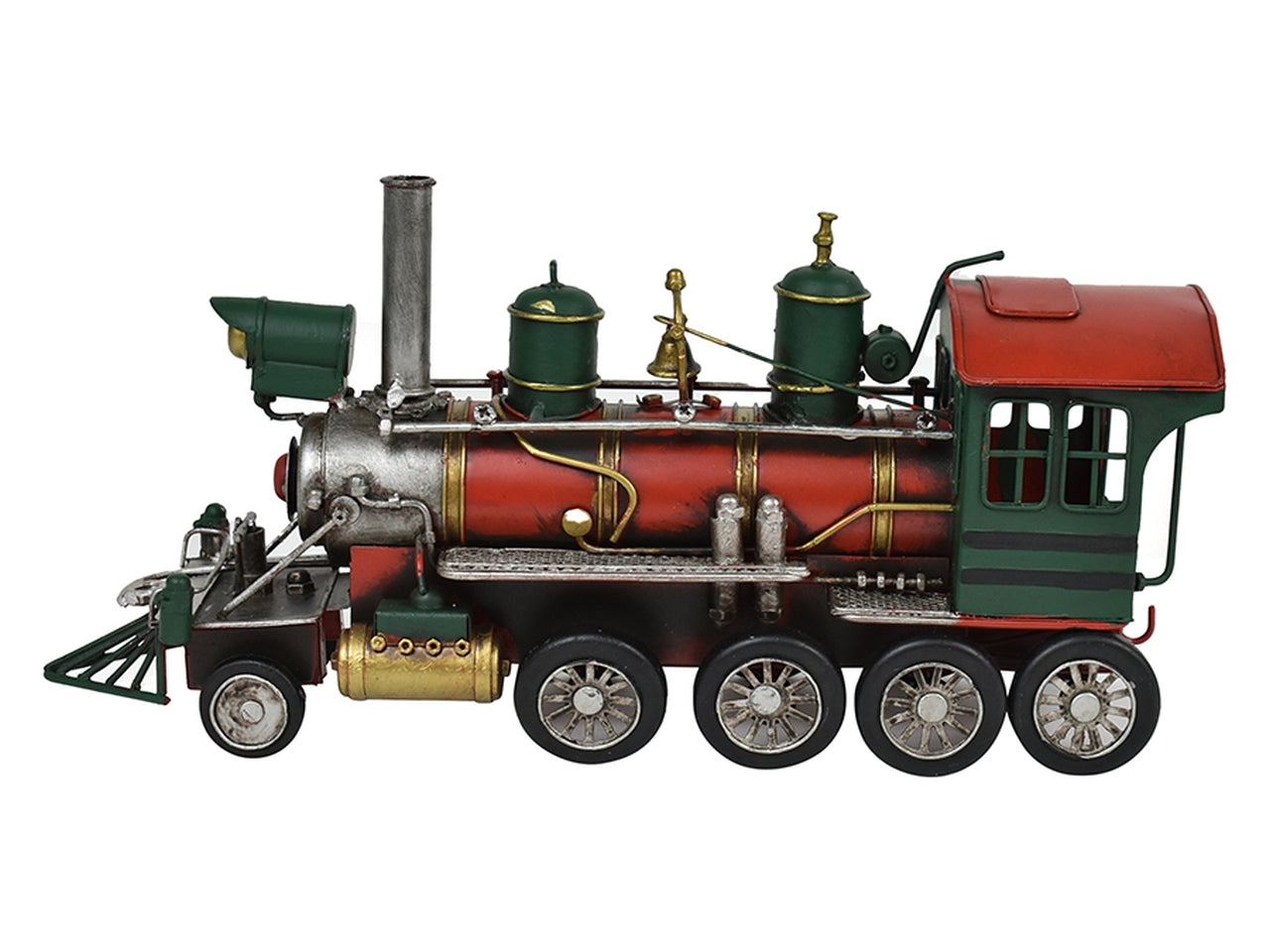 Treno 34x10x16cm rosso e verde