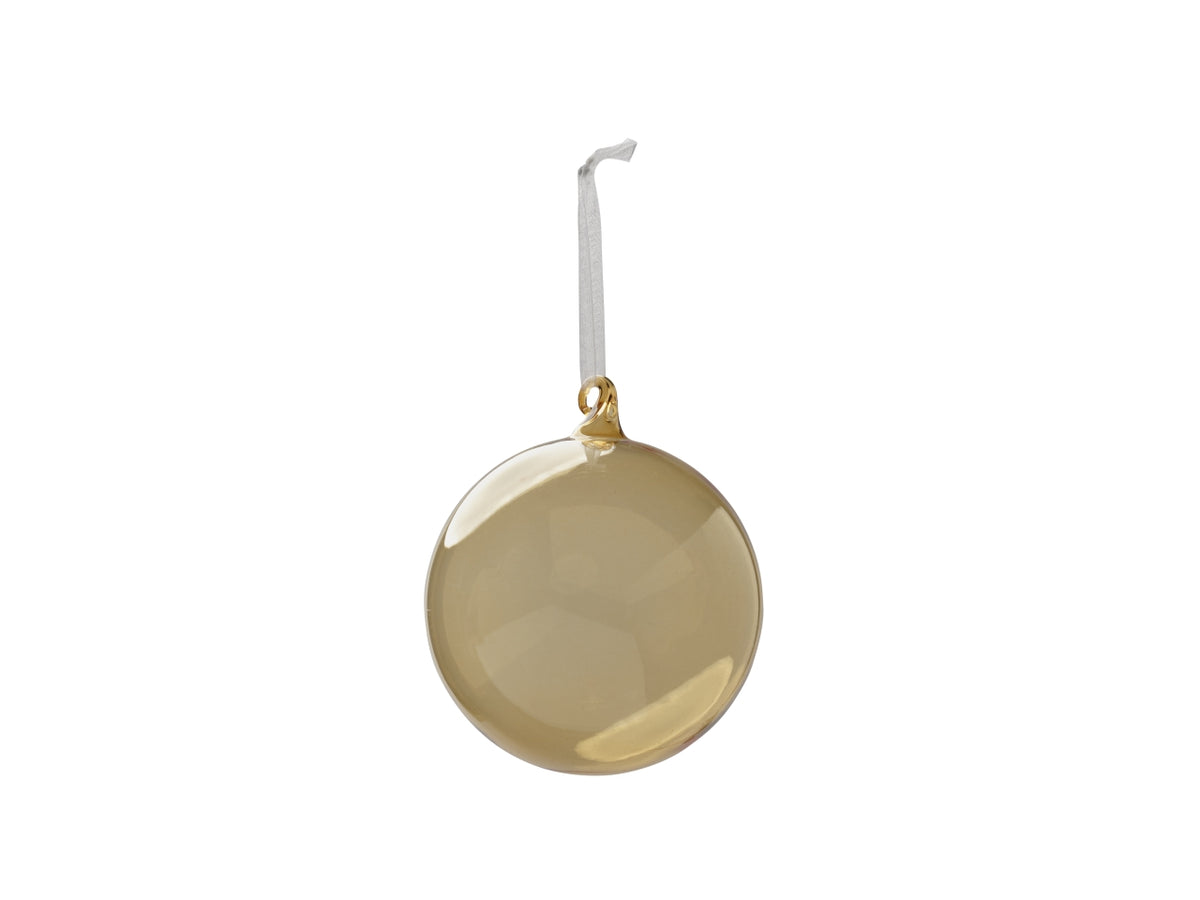 Pallina di natale d.12cm 820 ambra