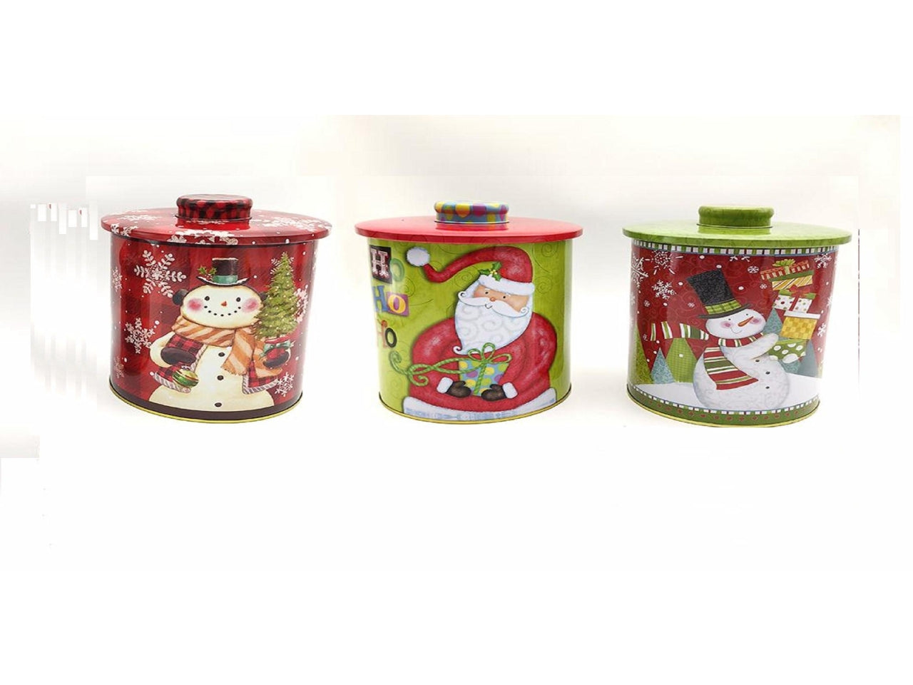 Scatola latta con coperchio 12xh.11cm, decori assortiti