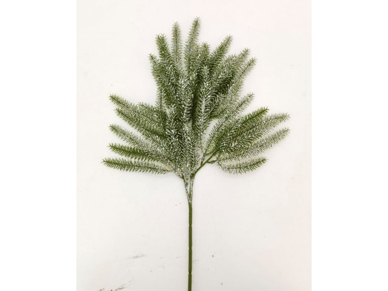 Ramo aghi pino 55cm verde cristallo