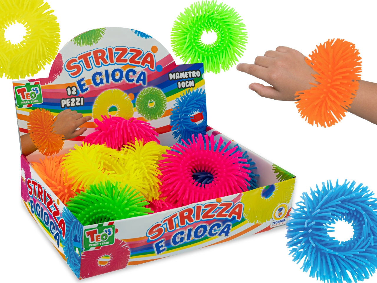 Teo's strizza e gioca bracciale 5 colorazioni assortiti ortiti