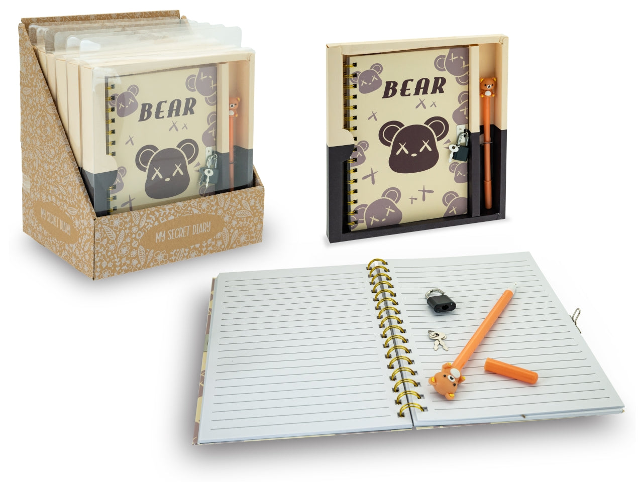 Miss signorina diario orsetto 4 modelli assortiti ortiti