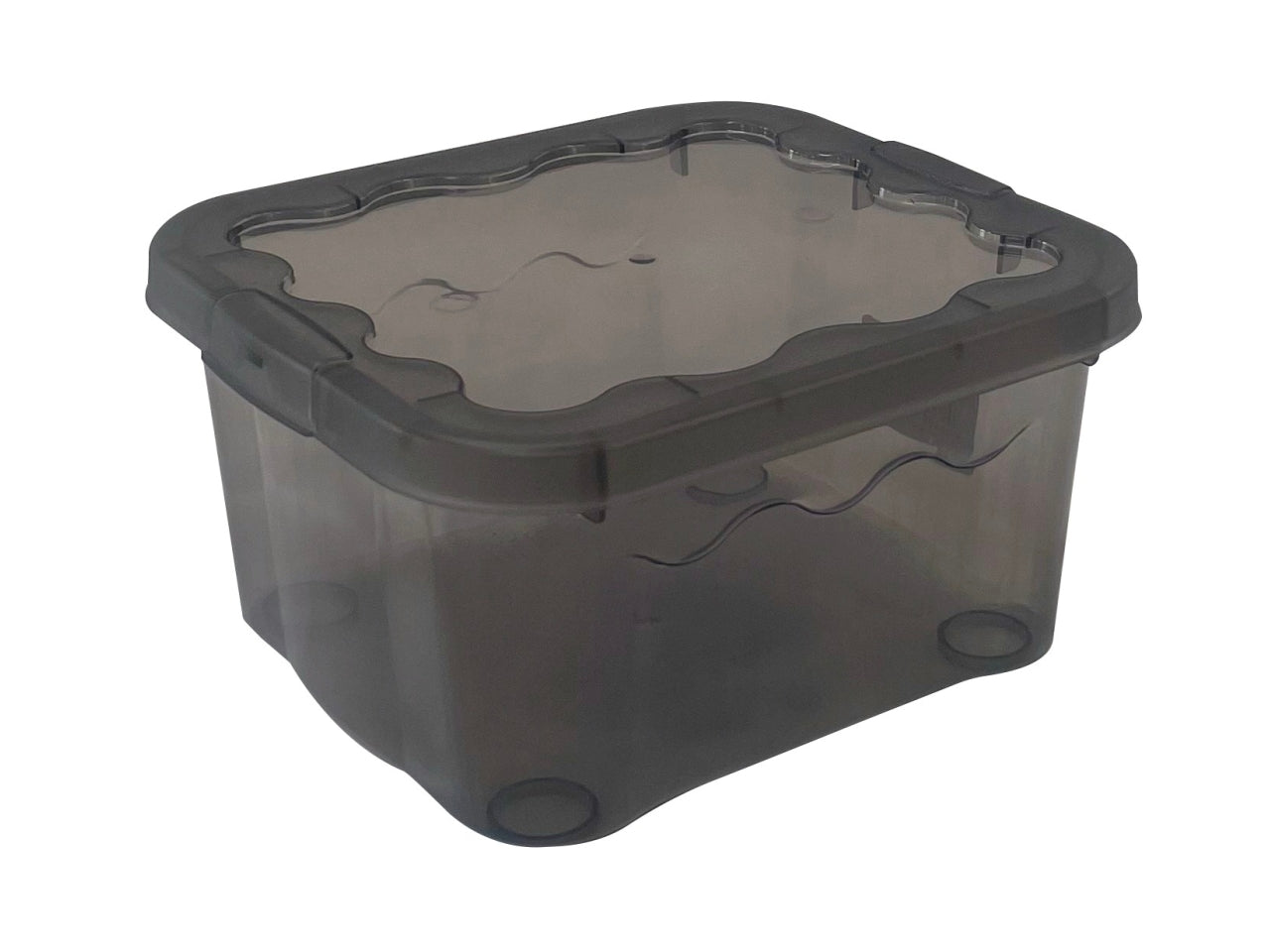 Box visual vulcano xxs 20x18x10hcm fume'