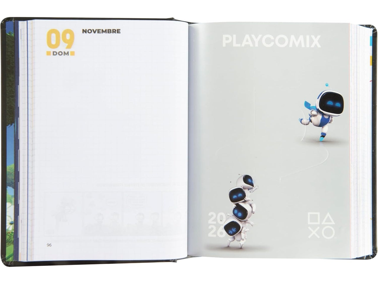 Agenda playcomix datato anno 2025-2026 16 mesi medium