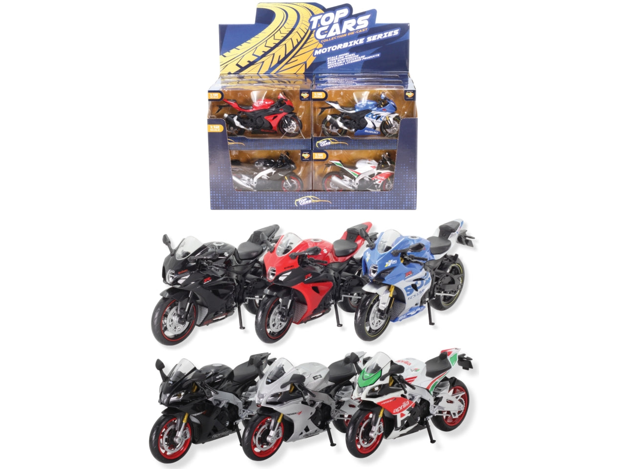 Top cars Aprilia RSV4 rr 2020 1:12 moto assortiti
