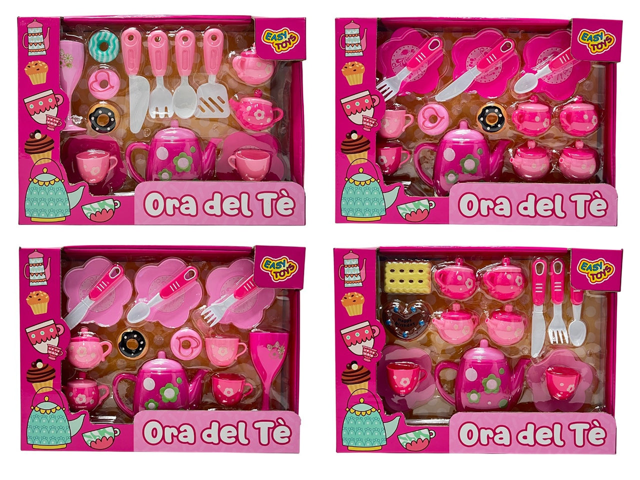 Gioco ora del the modelli assortiti