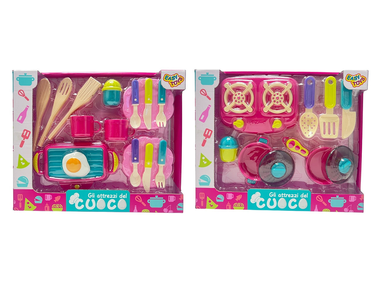 Gioco attrezzi del cuoco modelli assortiti