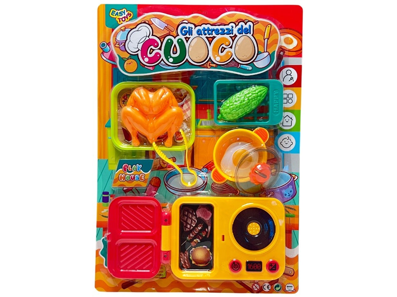 Gli attrezzi del cuoco assortiti