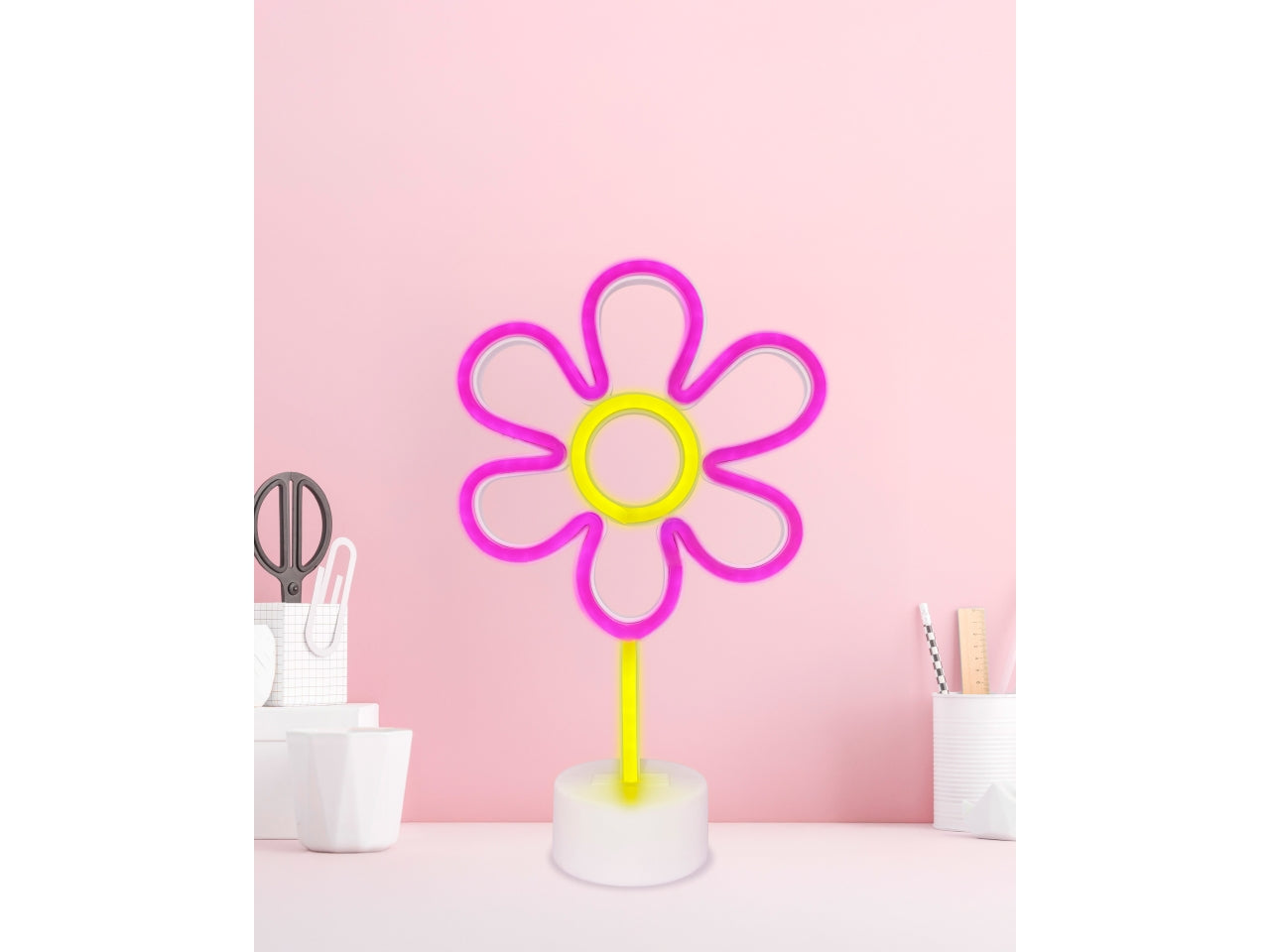 Luce fiore neon