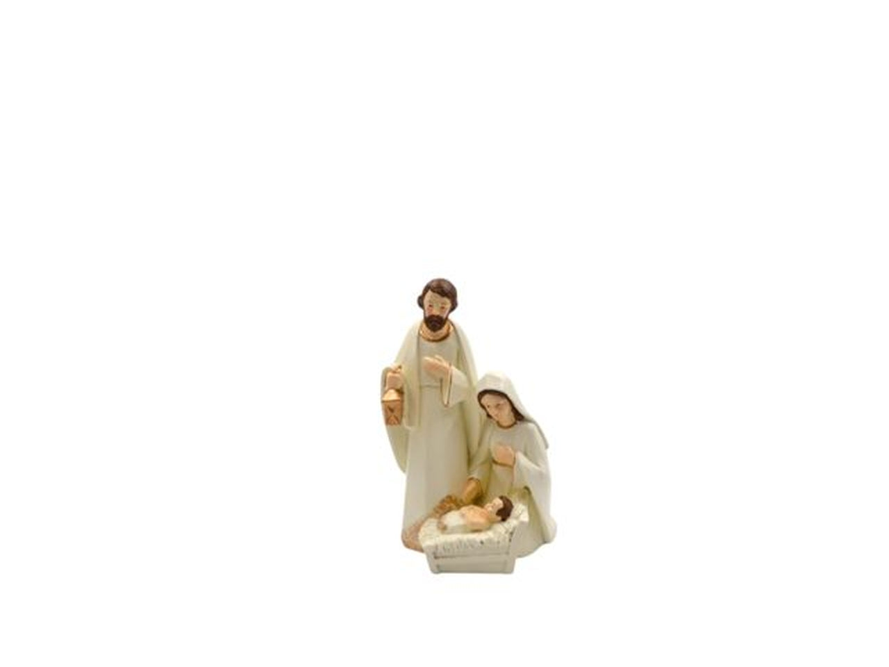 Nativita' ecru 18cm in resina