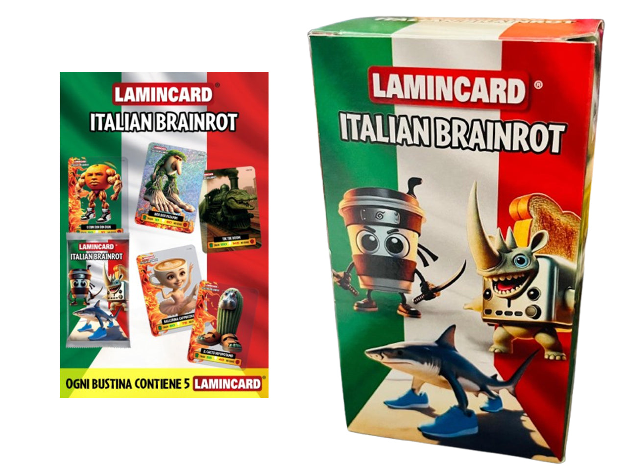Brainrot laminacard comics