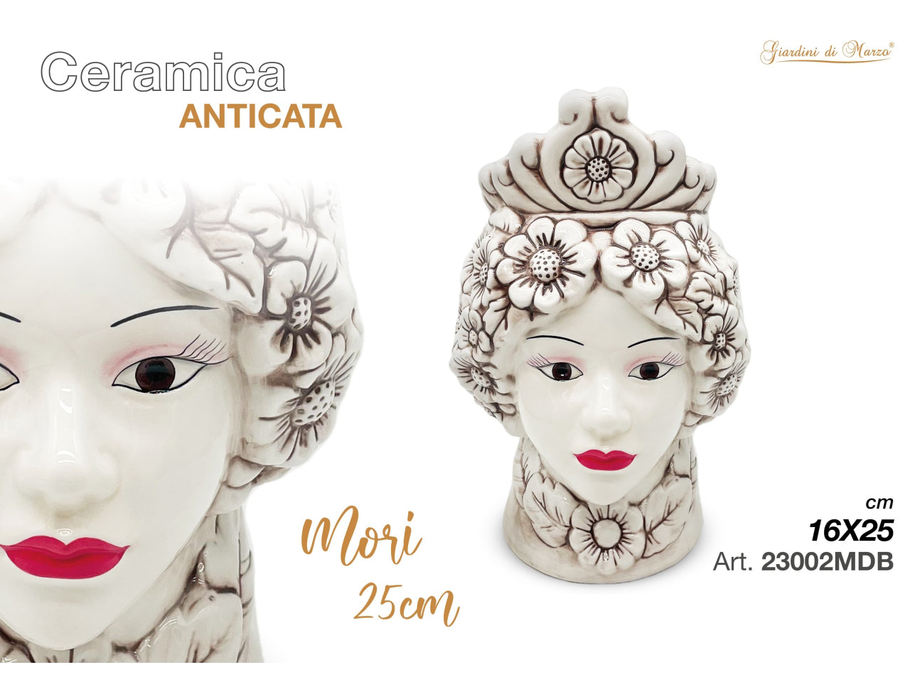 Moro donna anticata 25cm