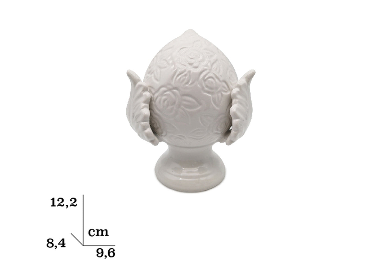 Pumo medio con fiori bianchi