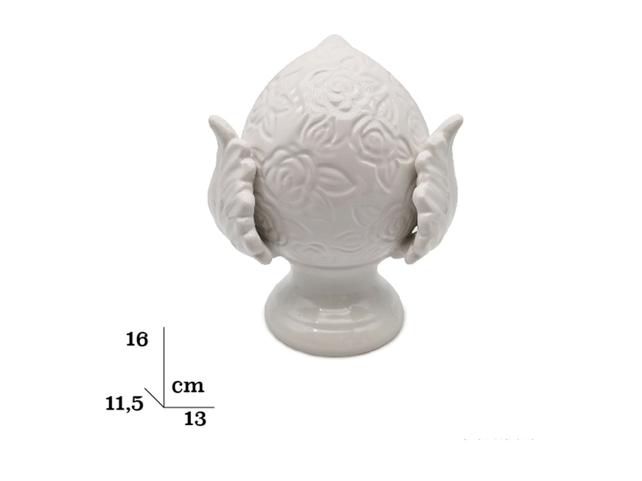 Pumo grande con fiori bianchi