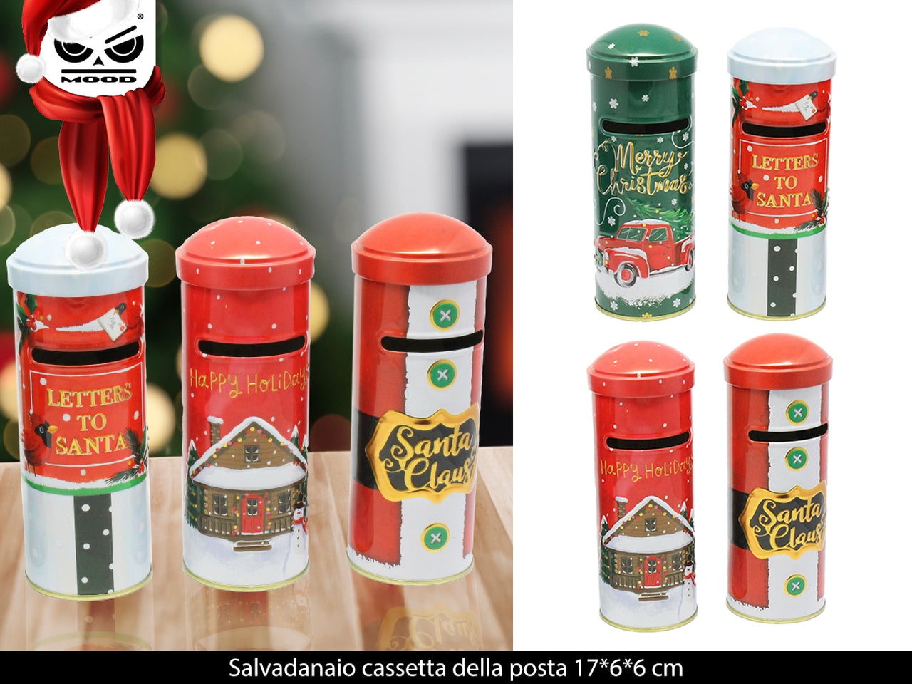 Salvadanaio cassetta della posta assortite