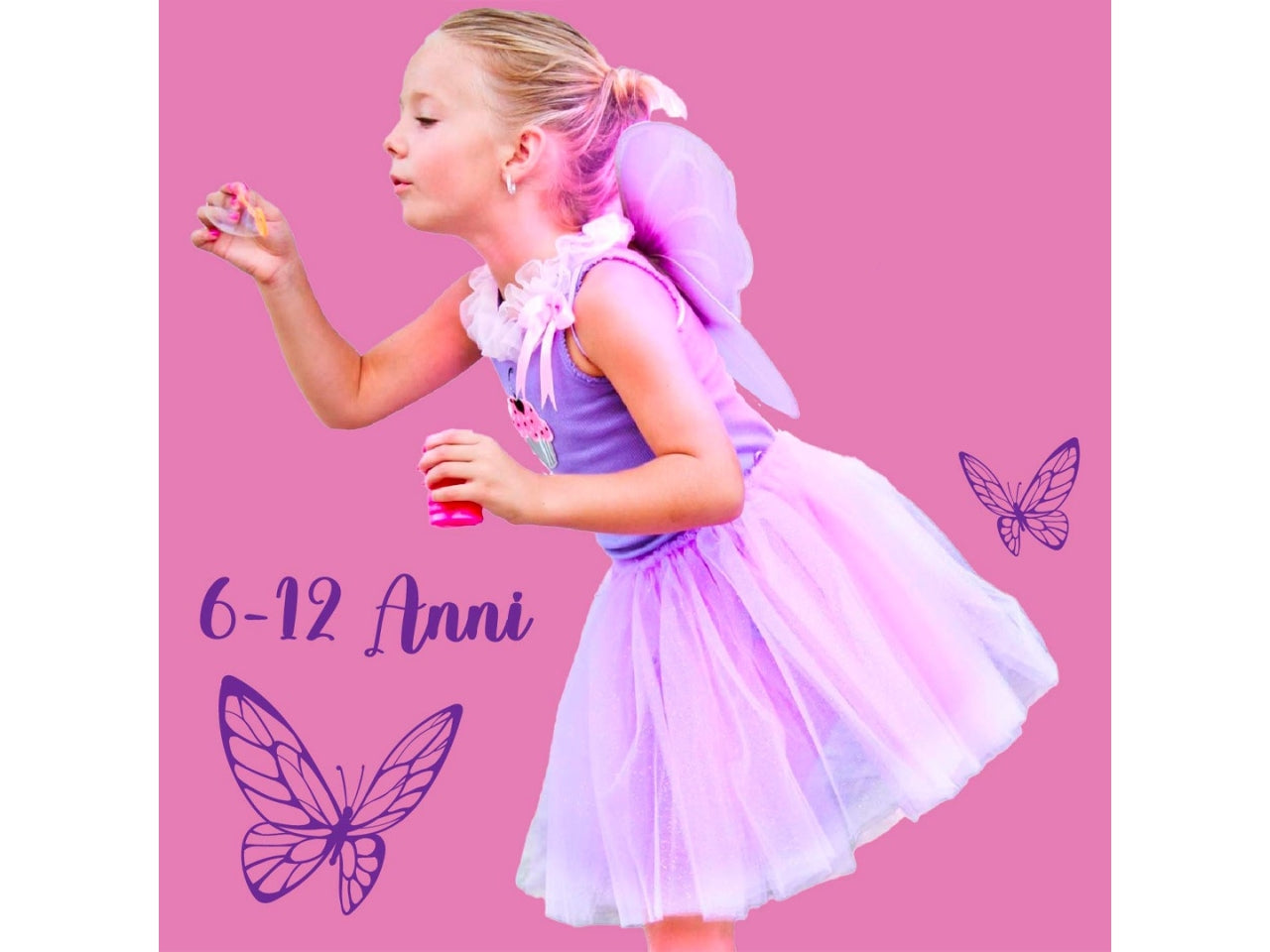 Vestito farfalla 4 pezzi