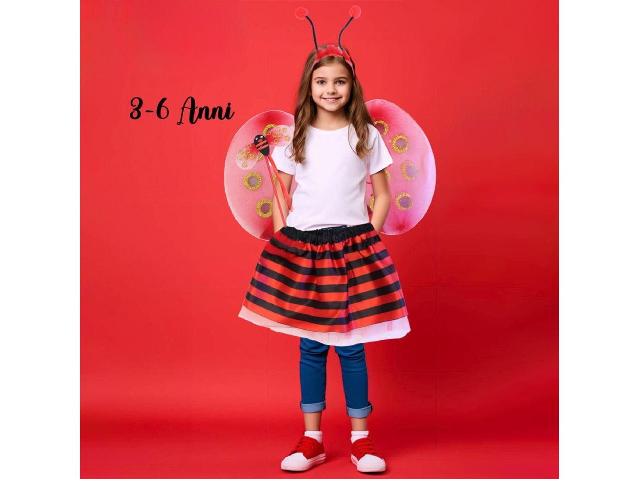 Vestito ape e coccinella baby 4 pezzi