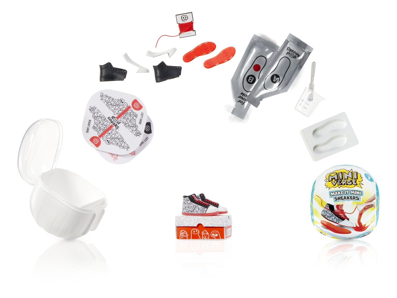 Mga's miniverse make it mini sneakers in pdq $