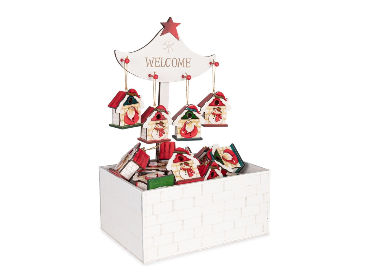 Appendino casetta natalizia assortiti