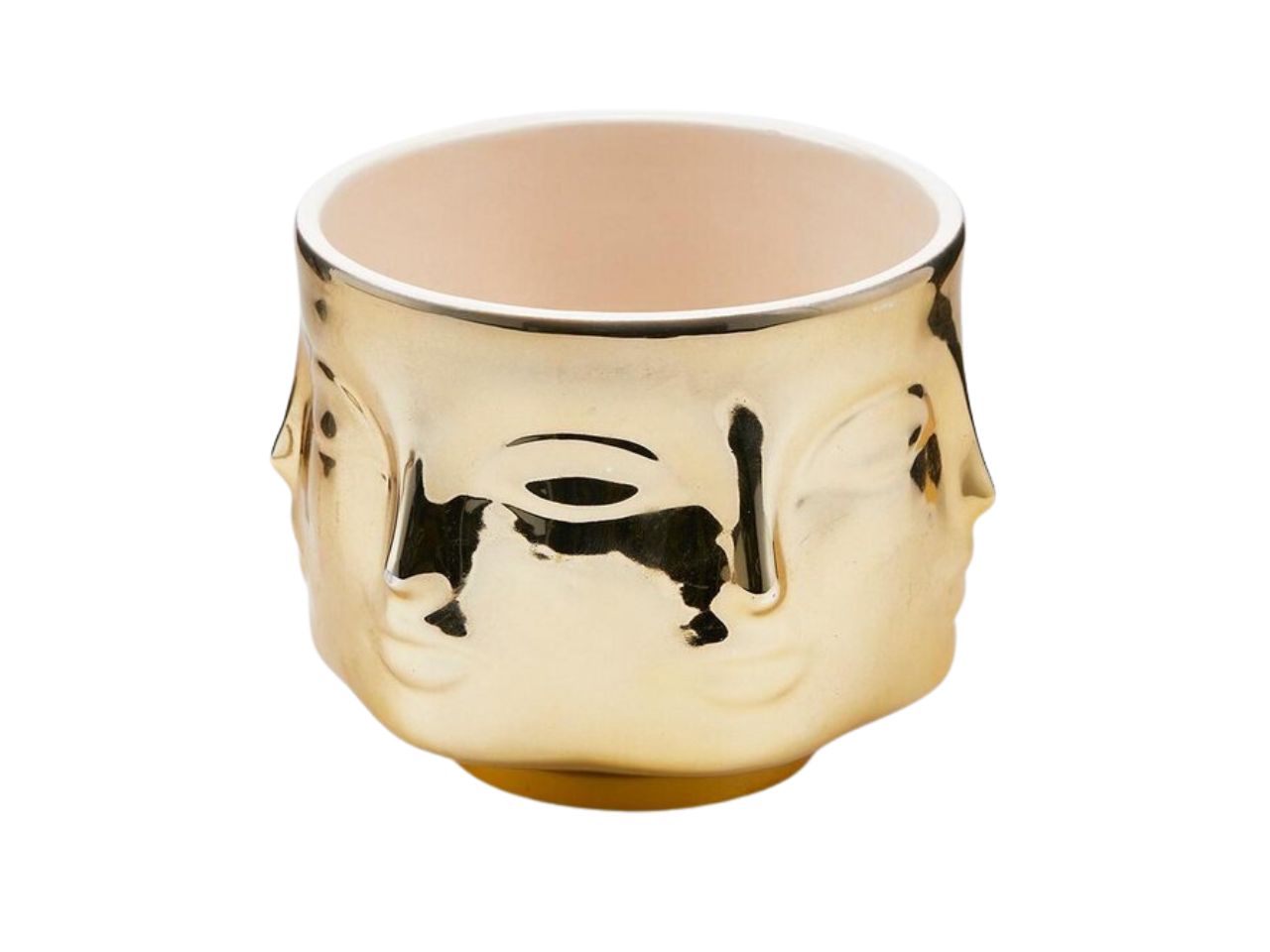 Vaso facce deity 11xh.9cm oro