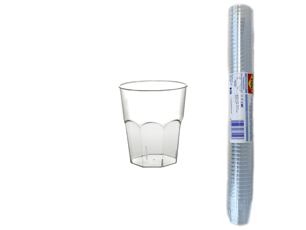 Bicchiere liquore in plastica 20/30cc in confezione da 50 pezzi