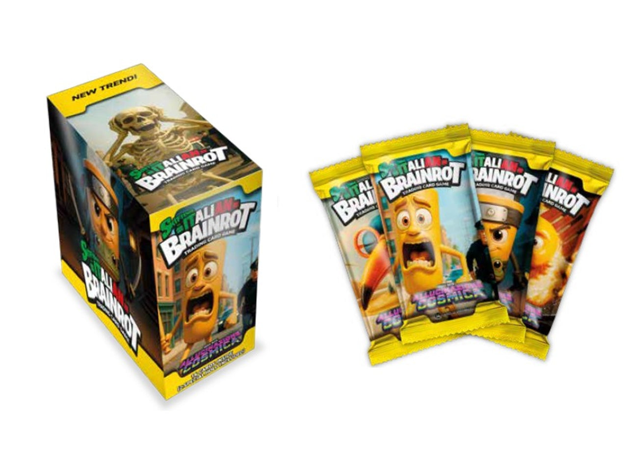 Brainrot flowpack 14 carte serie Beat AI