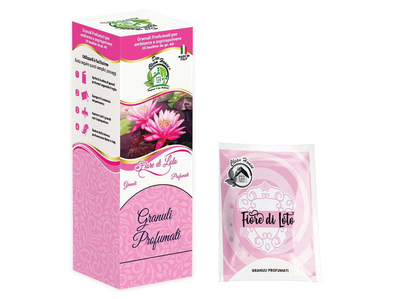 Bustina granuli profumati da 40gr fiore di loto