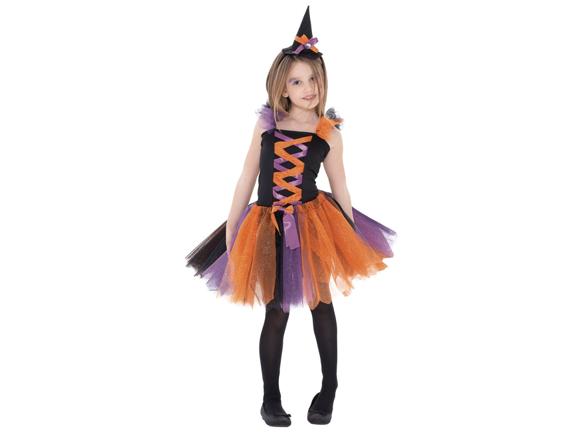 Costume streghella bambina taglia unica