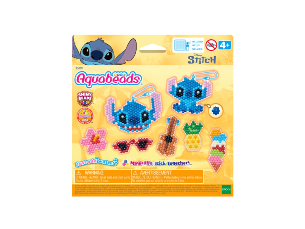 Stitch keychain craft kit perline colorate per realizzare portachiavi Disney Stitch e i suoi amici.