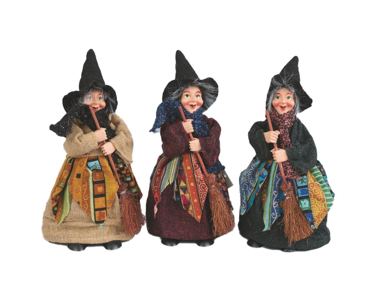 Befana 16cm con porta caramelle 3 modelli assortiti