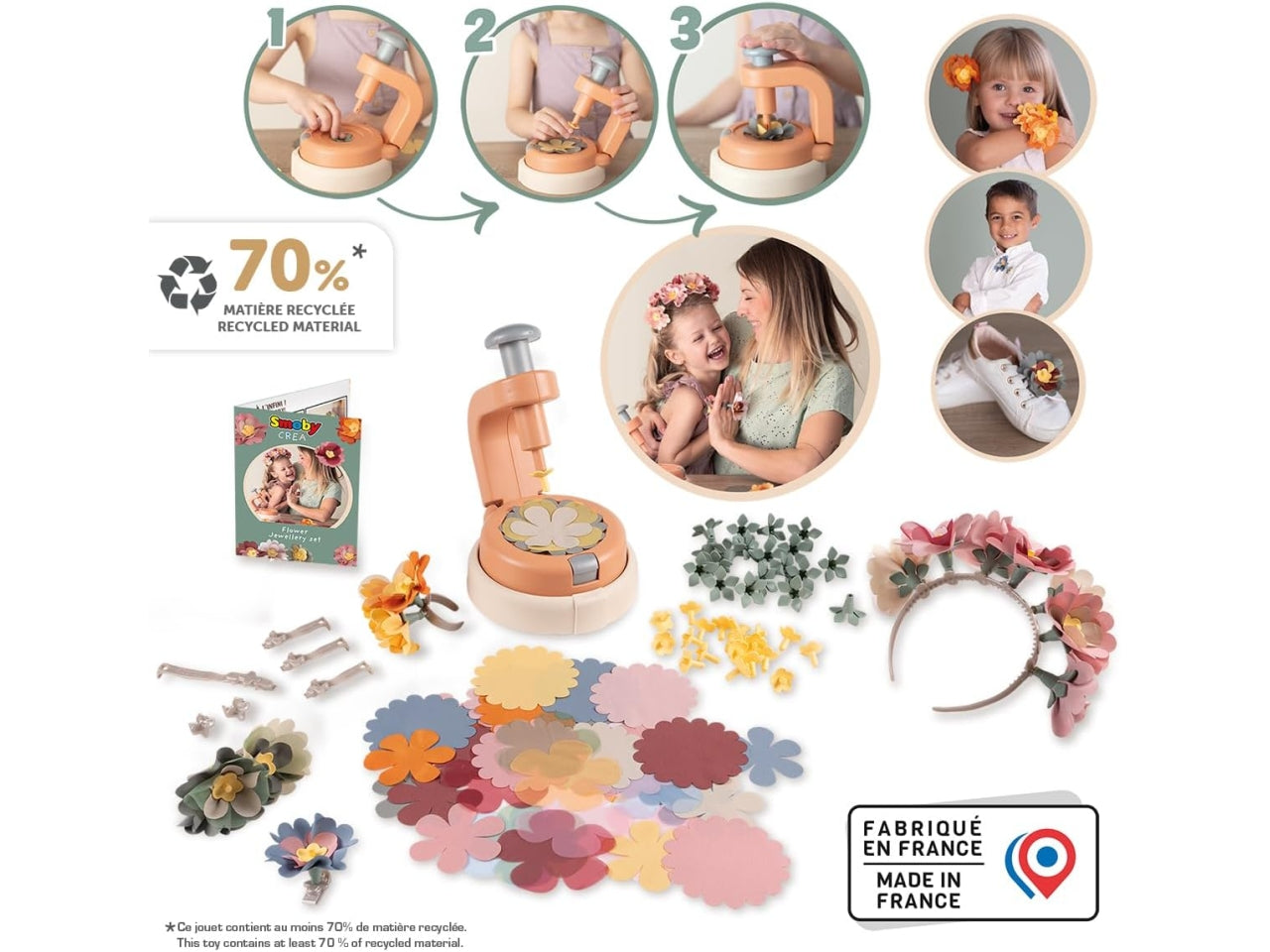 Smoby crea set gioielli floreali