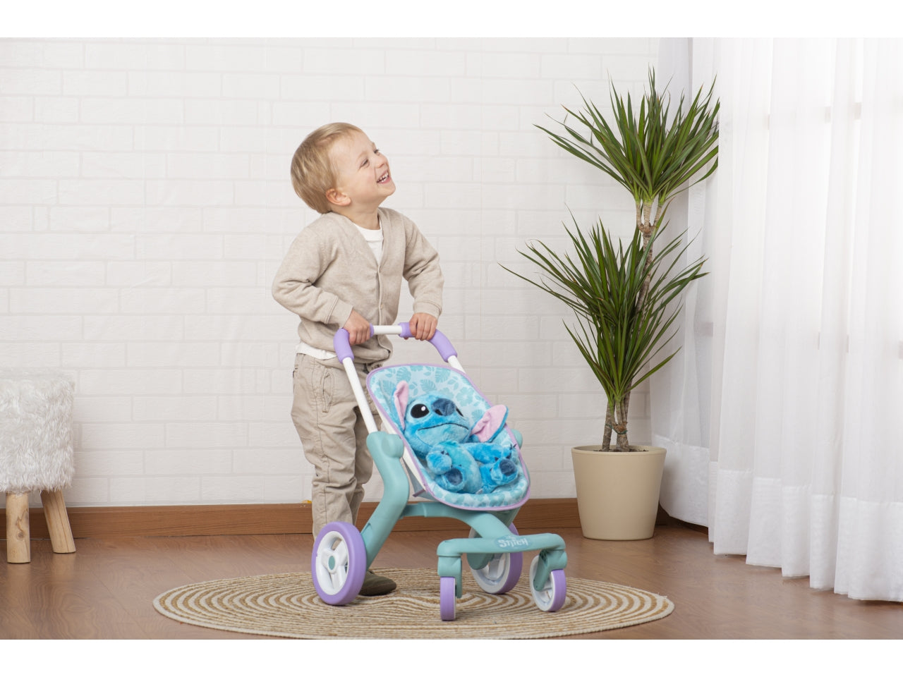 Stitch passeggino pop con peluche 25 cm