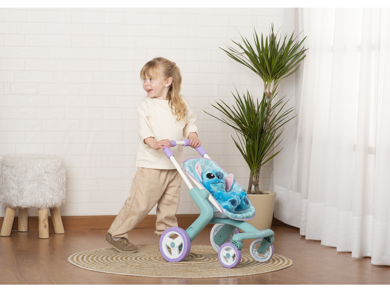 Stitch passeggino pop con peluche 25 cm