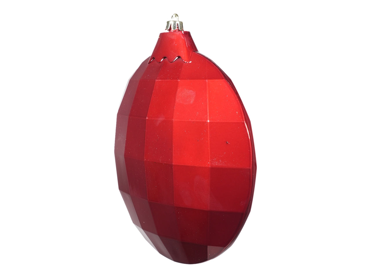 Palla piatta in plastica 19,5x6,5x22cm disco rosso