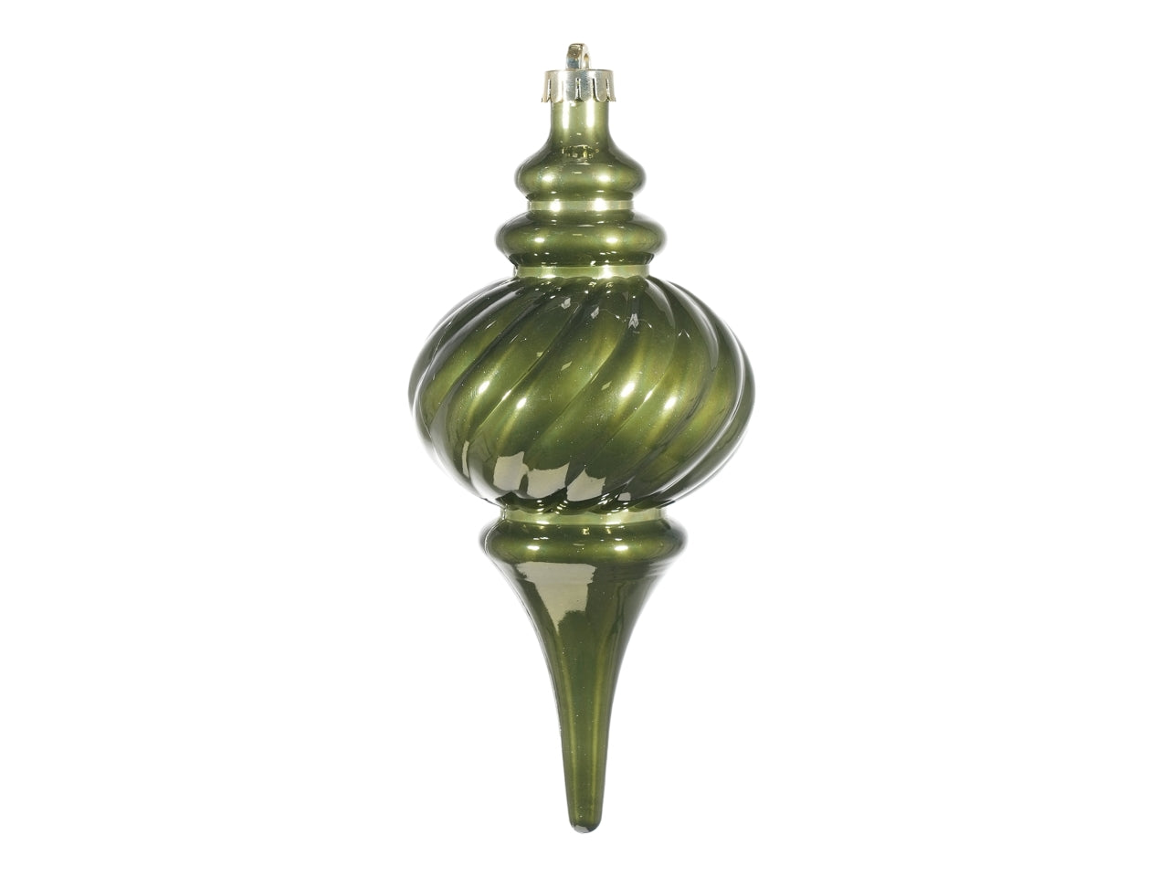 Appendino goccia 11,5cm in plastica verde