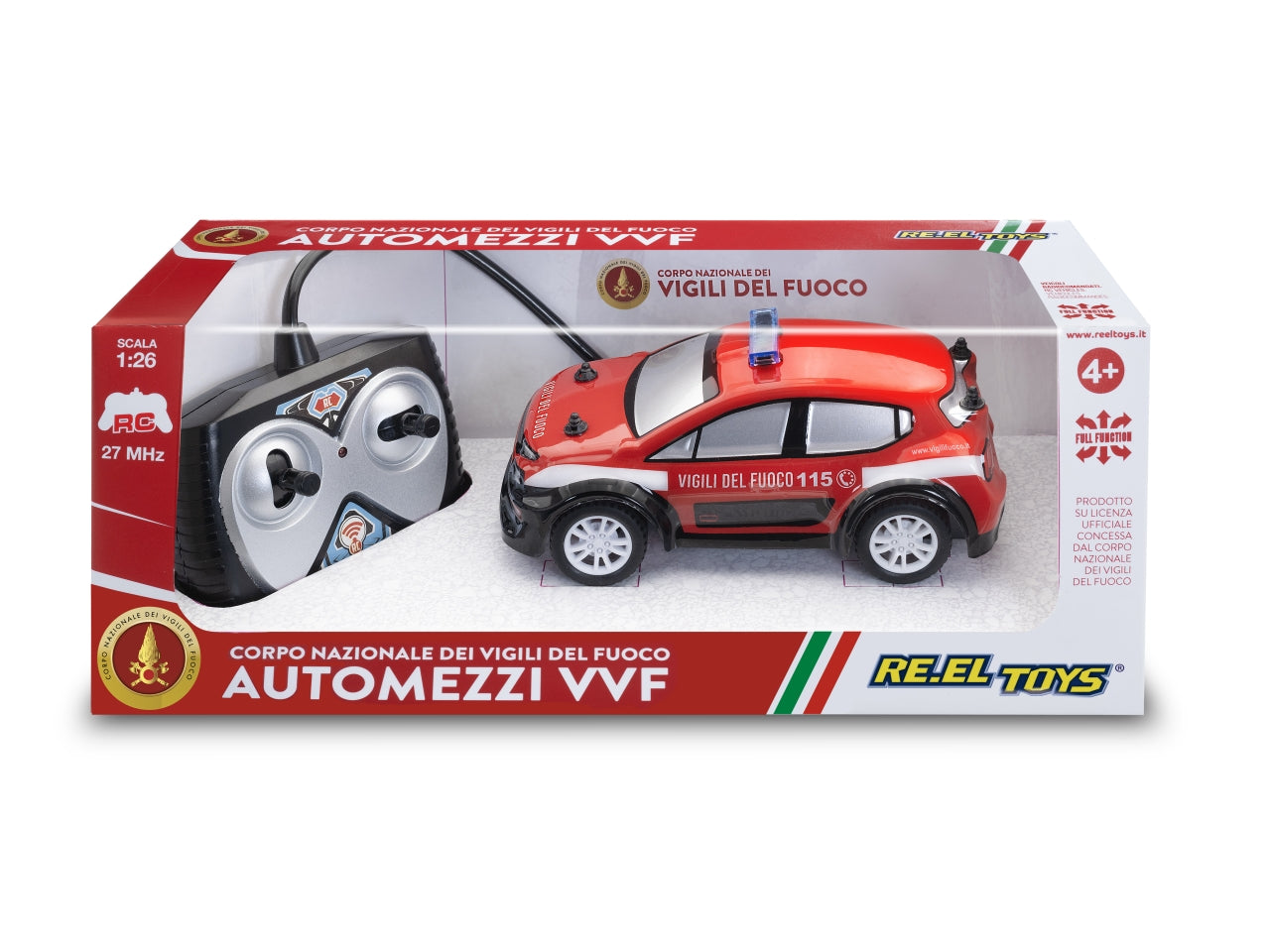 Auto vigili del fuoco radiocomandata 1:26