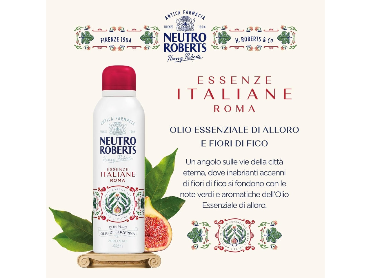 Neutro roberts deo spray essenze ita. roma 200ml $